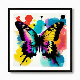 Colorful Butterfly 110 Art Print