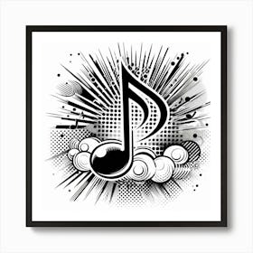 Music Note Art Print