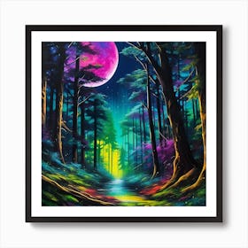 Forest Path Art Print