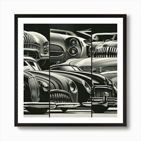 Classic Cars 2 Art Print