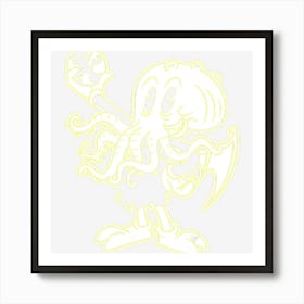 Blackcraft Cute Cthulhu Old One Classic Cartoon Art Print