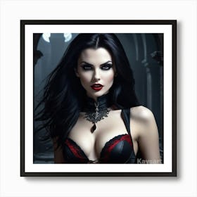 Gothic Beauty 3 Art Print