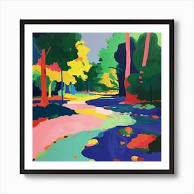 Abstract Park Collection Ditan Park Beijing 2 Art Print