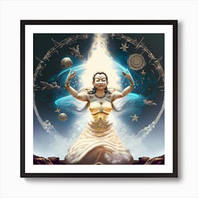 Cosmic Satyagraha Art Print