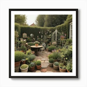 Default Vintage Describe In Detail What Your Garden Will Look 0 Art Print