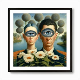 'The Eyes Of Love' Art Print