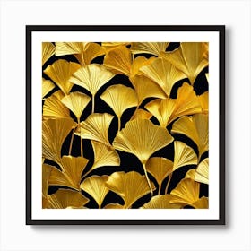 Ginkgo Leaves 2 Art Print