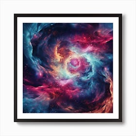 Nebula In Space Art Print