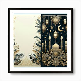 Islamic Muslim Greeting Card 1 Art Print