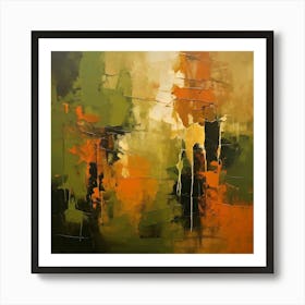 Abstract Expressionism Lost Souls 1 Art Print