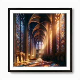 Stained Glass Window 2 Art Print