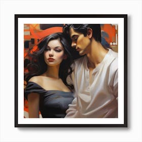 Couple Art Print