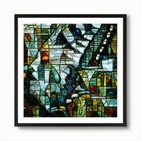 Stained Glass Window 1 Art Print