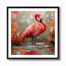 Flamingo 5 Art Print