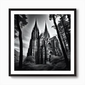 Cathedral In The Woods 2 Art Print