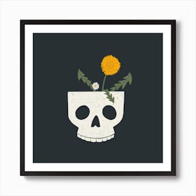 Sprout Thrive Survive Square Art Print