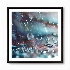 Raindrops In The Rain 1 Art Print