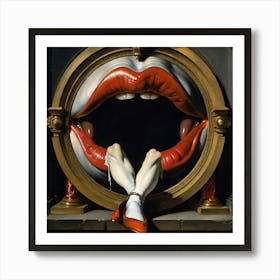 'The Kiss' Art Print