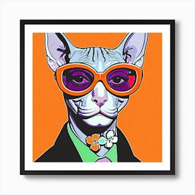 Mr Cat Art Print