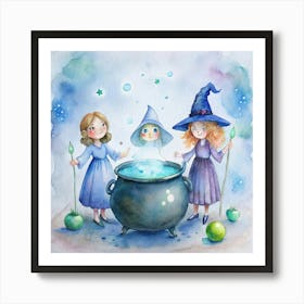 Witches Cauldron Art Print