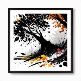 Autumn Tree 1 Art Print