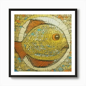 Mosaic Fish Art Print