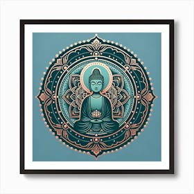 Buddha Canvas Art 4 Art Print