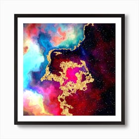 100 Nebulas in Space Abstract n.016 Art Print