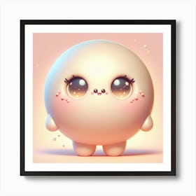 Cuddly Sphere Art Print