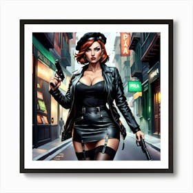 Sexy Lady 1 Art Print