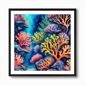 Coral Reef 4 Art Print