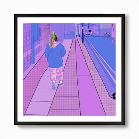 Streets Of Mcr Art Print