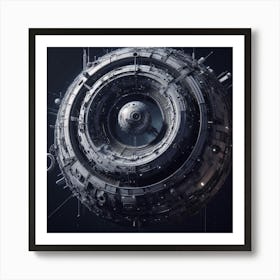 Futuristic Spaceship 15 Art Print