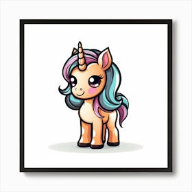 Cute Unicorn 497 Art Print