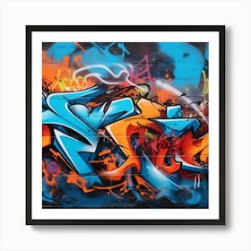 Graffiti Dept Art Print