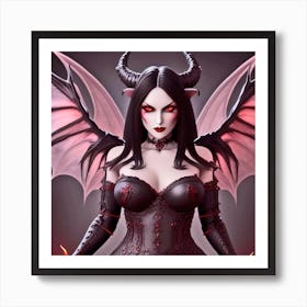 Devil Woman 3 Art Print
