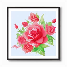 Roses Art Print