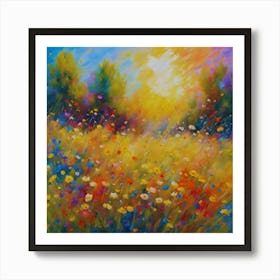 Sunlit Meadow Art Print