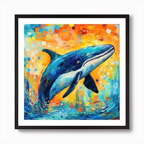 Dolphin Painting 3 Art Print