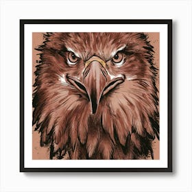 Eagle Head Art Print