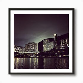 Repulse Bay evening, Hong Kong Art Print