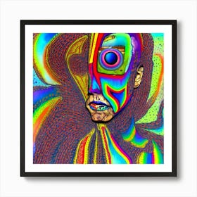 Psychedelic Art 7 Art Print