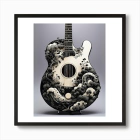 Yin and Yang in Guitar Harmony 19 Art Print