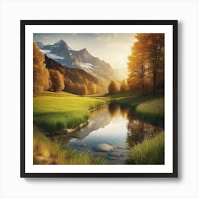 Swiss Alps 1 Art Print