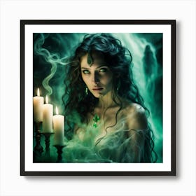 Elven Witch Art Print