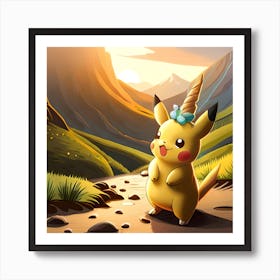 Pokemon Pikachu 2 Art Print