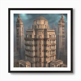 Futuristic City Art Print