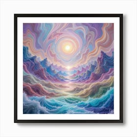 Ocean Waves Poster