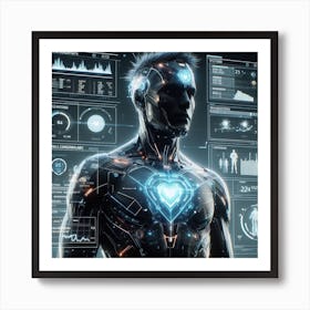 Futuristic Man 96 Art Print