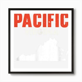 Pacific Washington Usa State America Travel Washingtonian Art Print